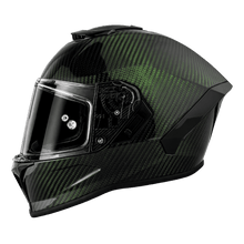 Daytona Viper Green Carbon Fiber Full Face Motorcycle Helmet