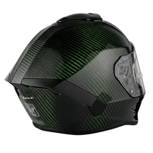 Daytona Viper Green Carbon Fiber Full Face Motorcycle Helmet