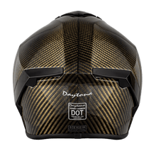 Daytona Viper Gold Carbon Fiber Full Face Motorcycle Helmet
