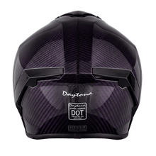 Daytona Viper Purple Carbon Fiber Full Face Motorcycle Helmet