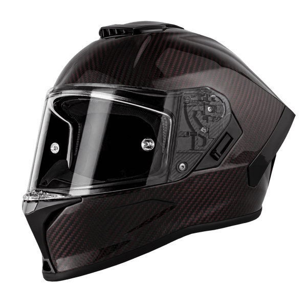 Daytona Viper Red Carbon Fiber Full Face Motorcycle Helmet