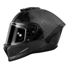 Daytona Viper Silver Carbon Fiber Full Face Motorcycle Helmet