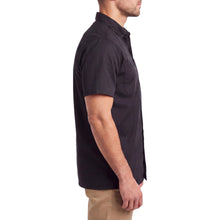 GhostThrottle - Men's Work Shirts Black with Black sides - side pose