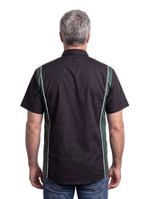 Men's Work Shirts Black with Grey sides