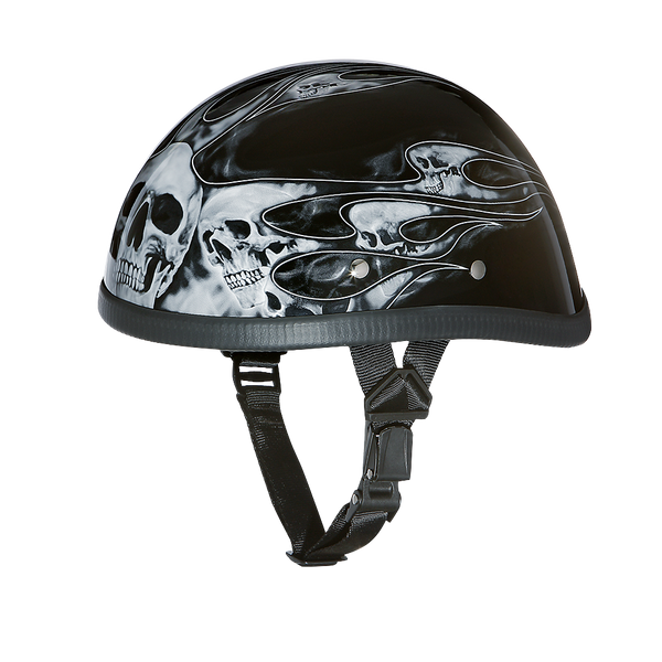 Novelty Eagle- W/ Skull Flames Silver