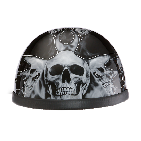 Novelty Eagle- W/ Skull Flames Silver