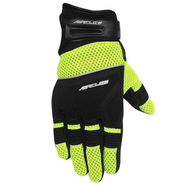 Vance Textile AirFlow II Mesh & Textile Motorcycle Gloves with Mobile Phone Touchscreen Motocross Sports Gloves