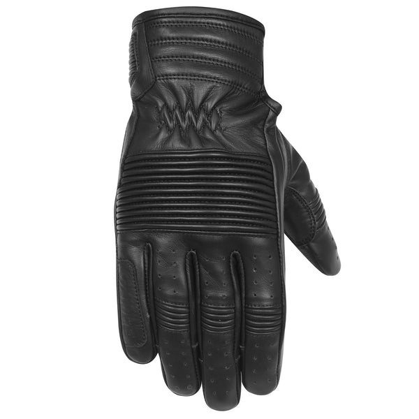 The Scrapper Men's Premium Mid-Length Leather Motorcycle Gloves