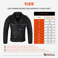VL616 Size Chart