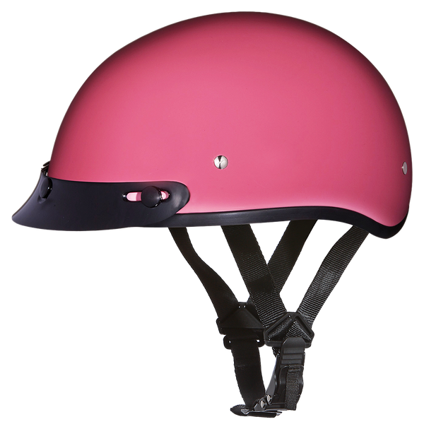 D.O.T. Daytona Skull Cap- Hi-Gloss Pink