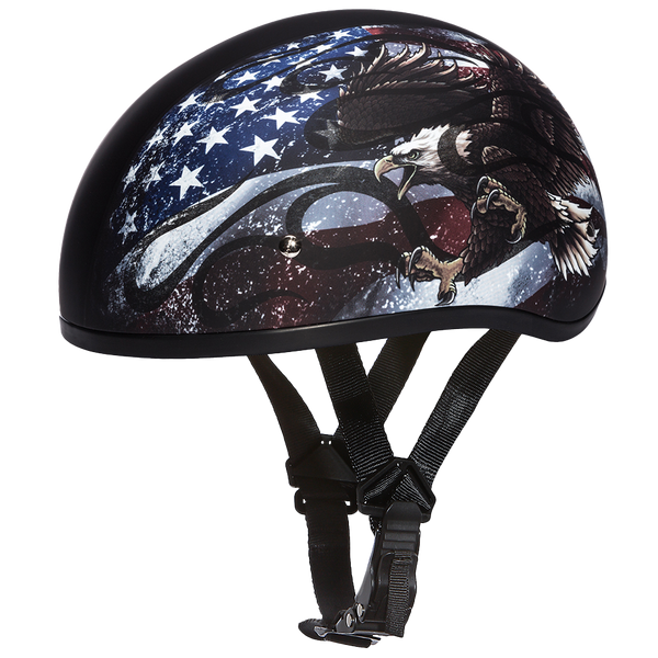 D.O.T. Daytona Skull Cap- W/ Usa