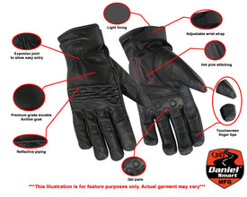 Women's Cruiser Glove  (Black/Pink)