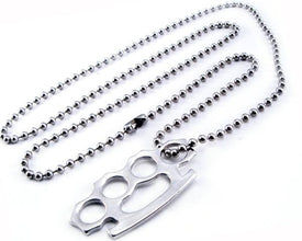 Brass Knuckle Necklace