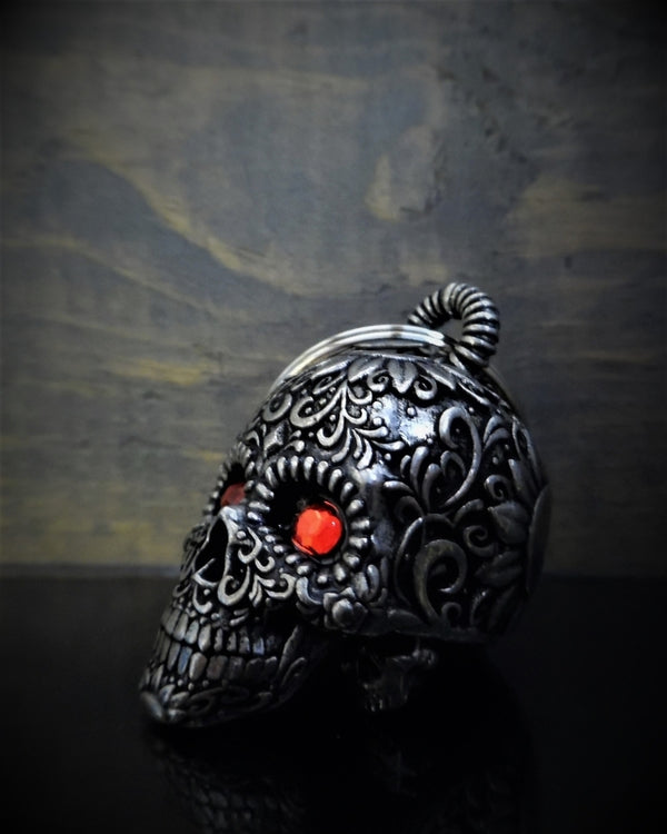 Sugar Skull Diamond Bell