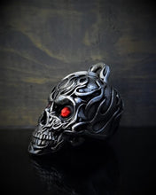 Flame Diamond Skull Bell
