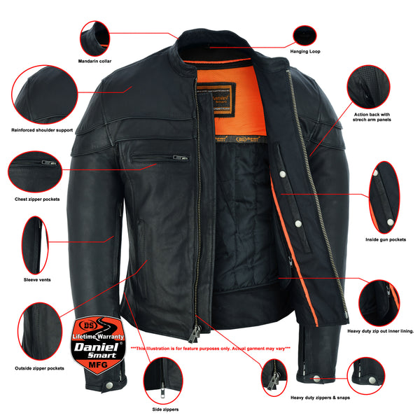 DS701 Men's Sporty Scooter Jacket