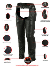 Unisex Double Deep Pocket Thermal Lined Chaps