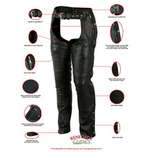 Unisex Double Deep Pocket Thermal Lined Chaps
