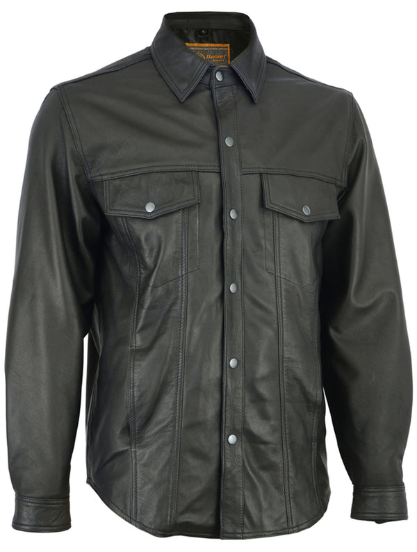 DS770 Men's Premium Lightweight Leather Shirt