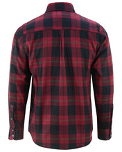 plaid patterned flannel shirt  - Red and Black