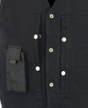 BK Women's Single Back Panel Concealed Carry Denim Vest