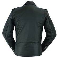 TALL Men's Classic Plain Side Police Style M/C Jacket - TALL